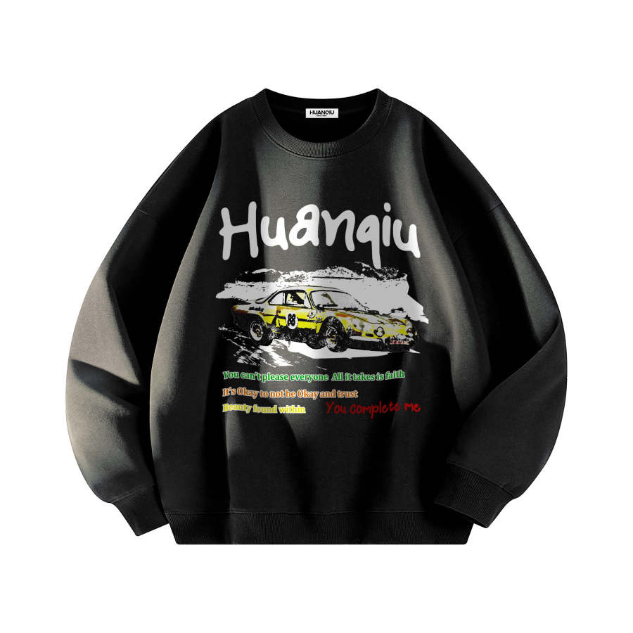 HUANQIU Sweatshirts Unisex Crew Neck Moderate Other
