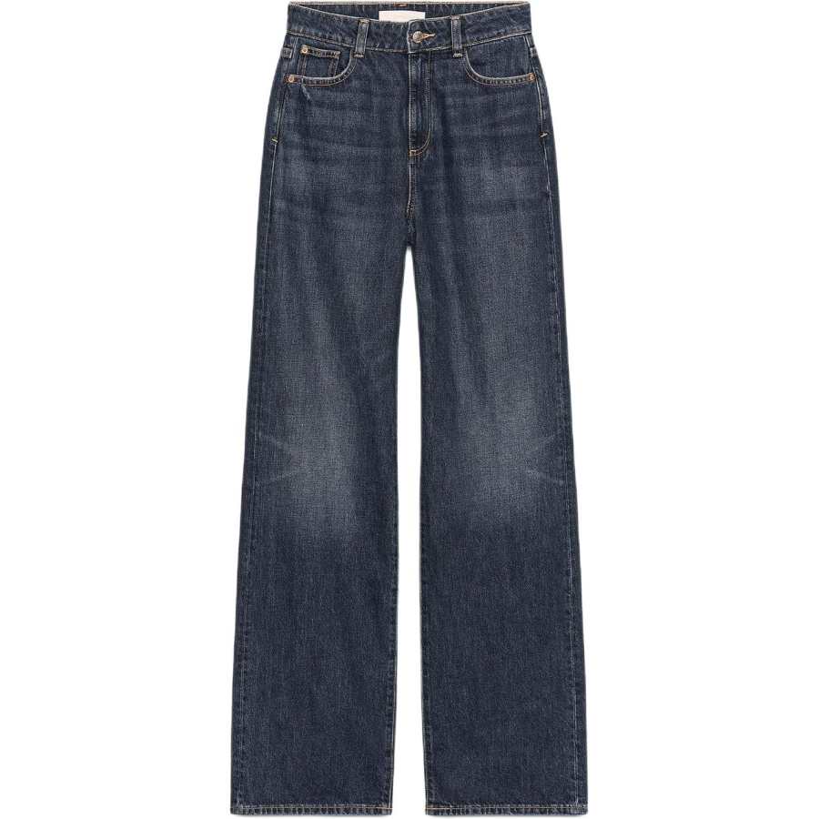 ZARA Jeans Women's Blue Moderate Straight Fit Pants