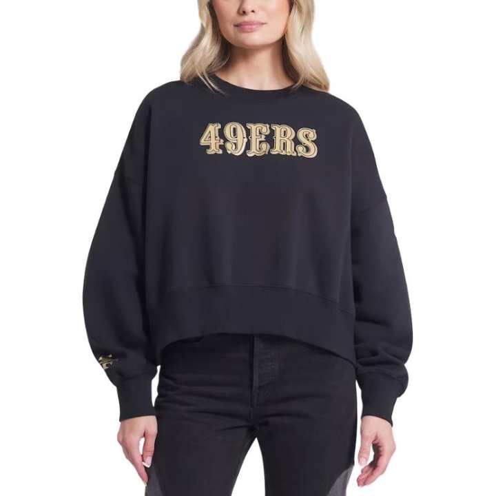 Nike Nike San Francisco 49ers Rivalries Collection Oversized Women's Nike Nfl Pullover Crew