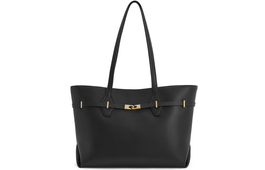 CHARLES&KEITH Pu Shoulder Bag Large Women's Black