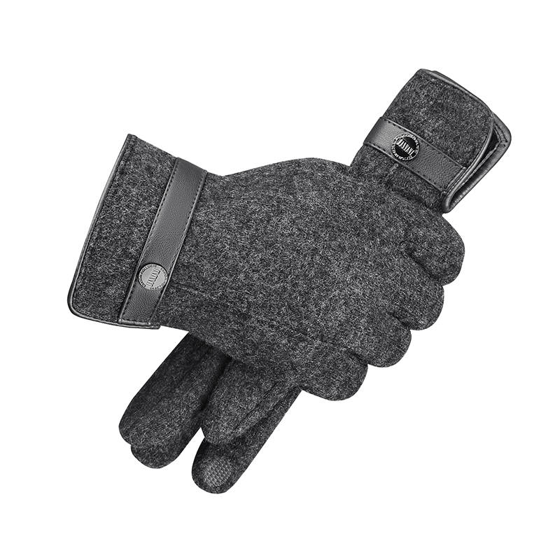 SEPTWOLVES SEPTWOLVES 79.4% Wool 20.6 Polyamide Embroidery Thread Excluded Fall Winter Outdoor Hiking Mountaineering Knit Glove