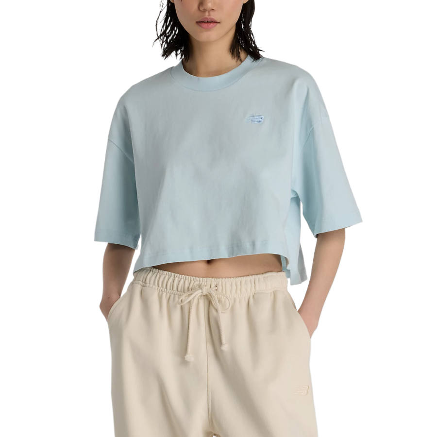 New Balance New Balance T Shirts Women's Blue Crew Neck