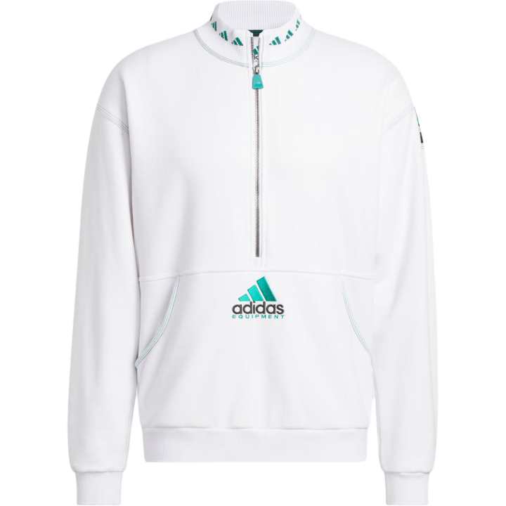 Adidas Adidas EQT Golf Clothing Men's White Stand Collar Moderate