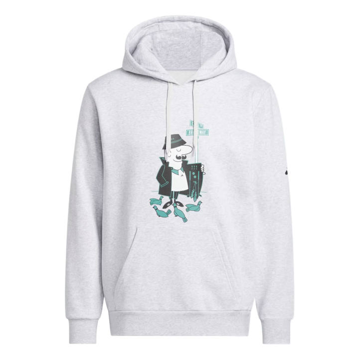Adidas Adidas Golf Clothing Men's Gray Hooded Moderate