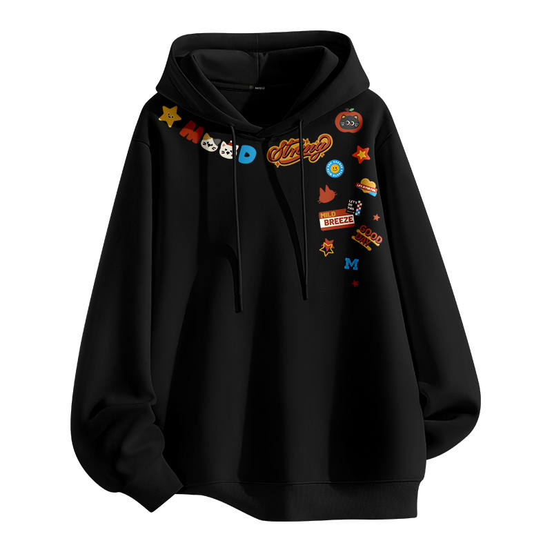 MINISO Sweatshirts Unisex Hooded Moderate Heavyweight