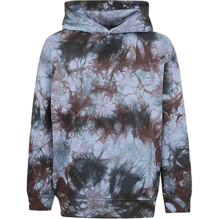 Emporio Armani Space-Printed Logo Patch Hoodie