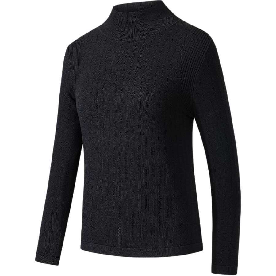 ANTA Knitwear Women's Black Half Turtleneck Moderate Other