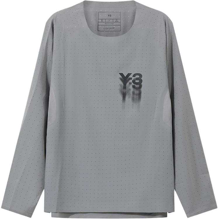 Y-3 Y 3 Logo print Perforated T shirt