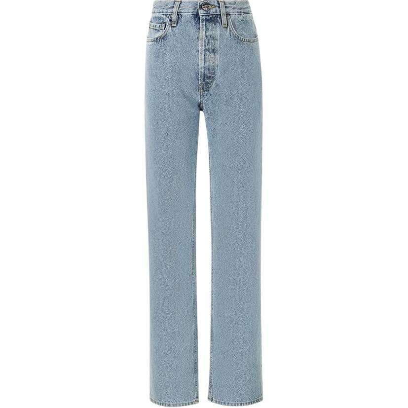 TOTEME Jeans Women's Blue Moderate Straight Fit Pants