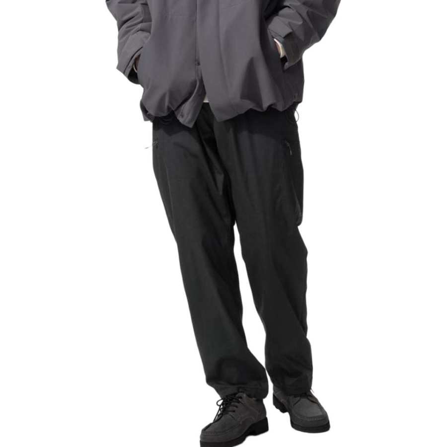UNIQLO Casual Pants Men's Black Moderate Straight Fit Pants