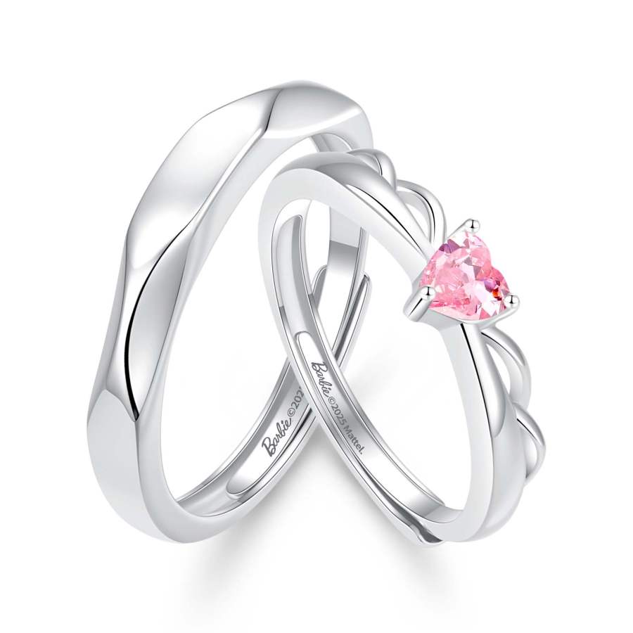 Barbie 925 Sterling Silver Rings Unisex