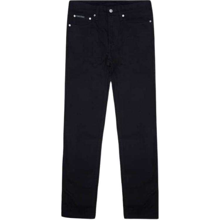 Calvin Klein Jeans Men's Black Moderate Slim Fit Pants