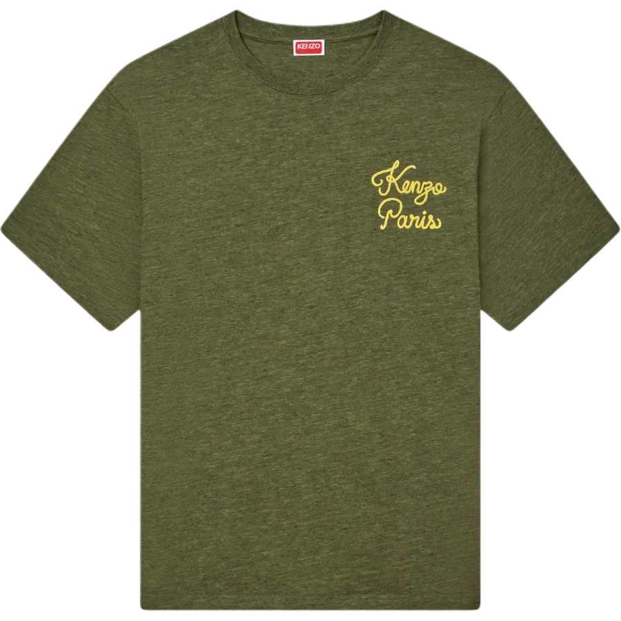 KENZO Paris Chainstitch Embroidered T Shirt