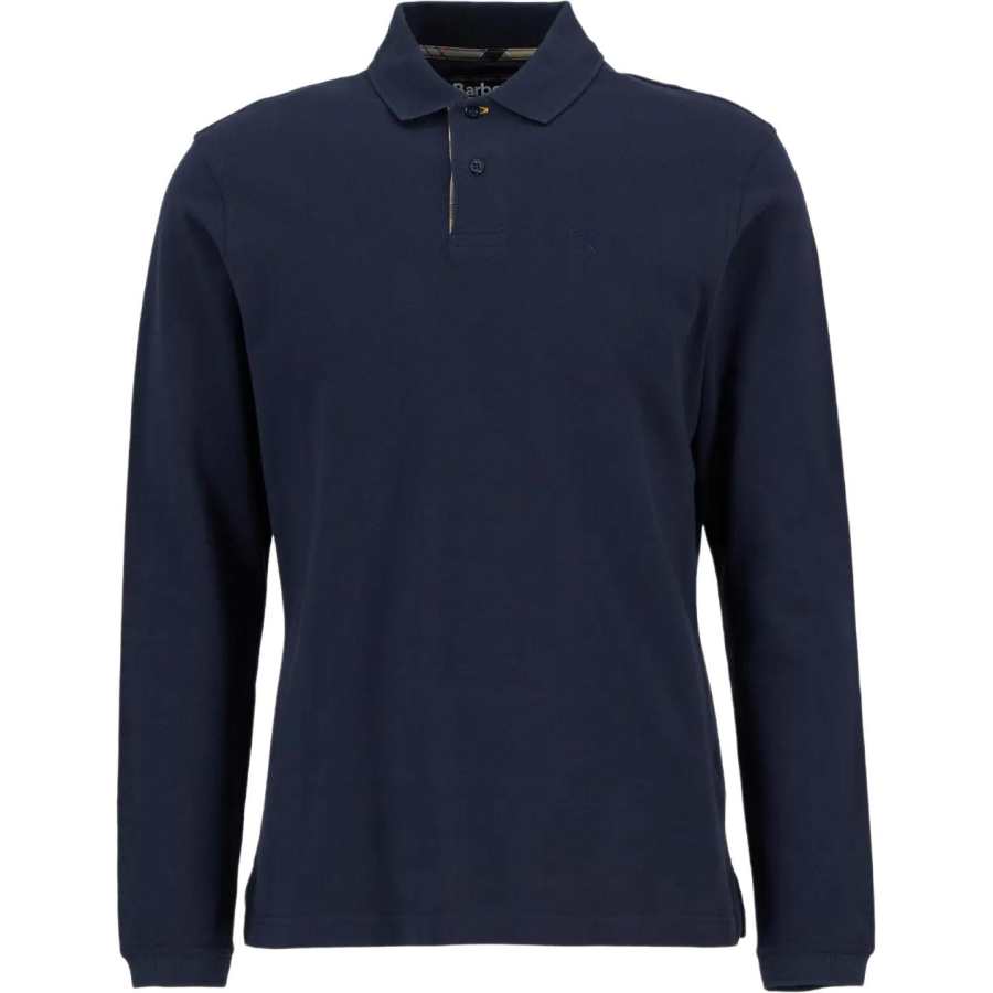 BARBOUR Polo Shirts Men's Navy Polo Collar Moderate Other