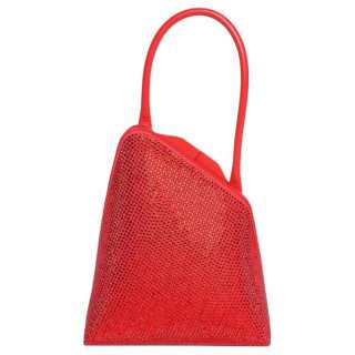 The Attico Sunset Rhinestone-embellished Shoulder Bag