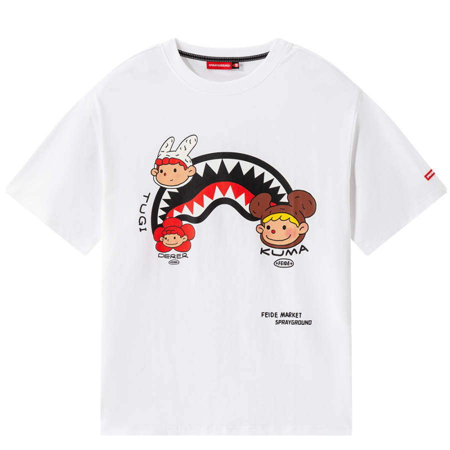 SPRAYGROUND T Shirts Unisex Crew Neck Moderate Straight Fit
