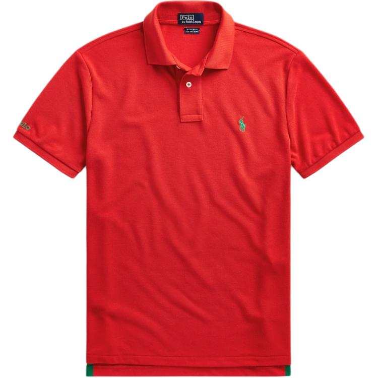 Polo Ralph Lauren Polo Shirts Men's Red Polo Collar Moderate Other