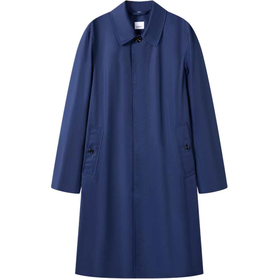 Burberry Trench Coat Men's Blue