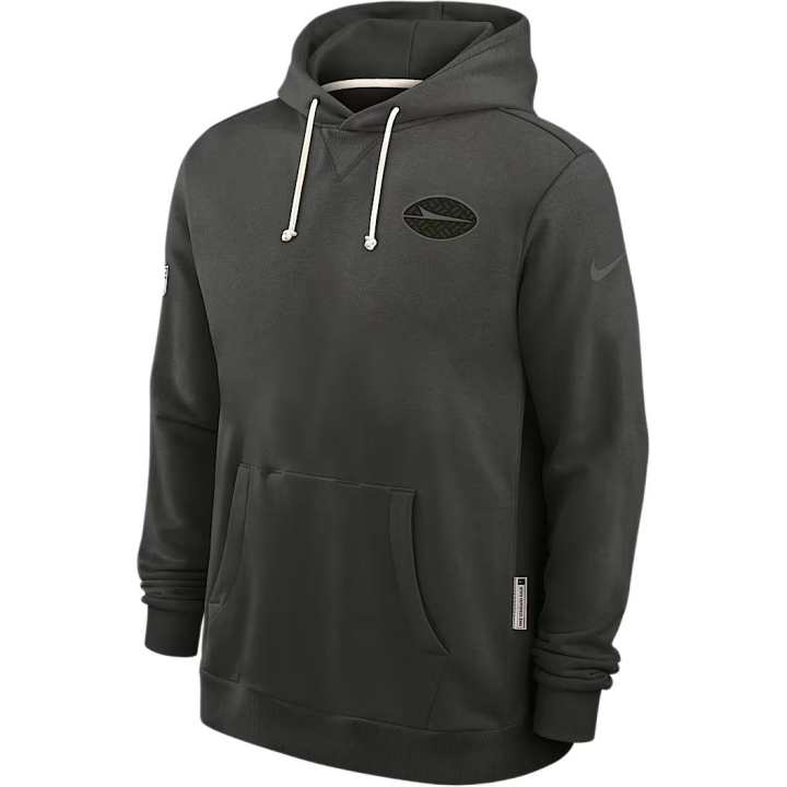 Nike Nike New York Jets Rivalries Collection Sideline Men's Nike Dri-FIT Nfl Pullover Hoodie