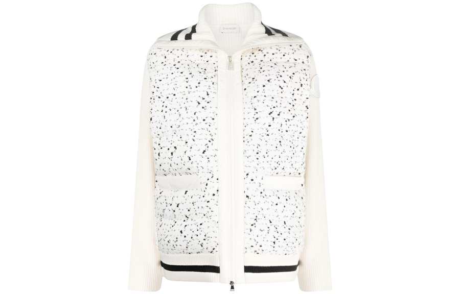 Moncler Moncler Zip-up Tweed Cardigan