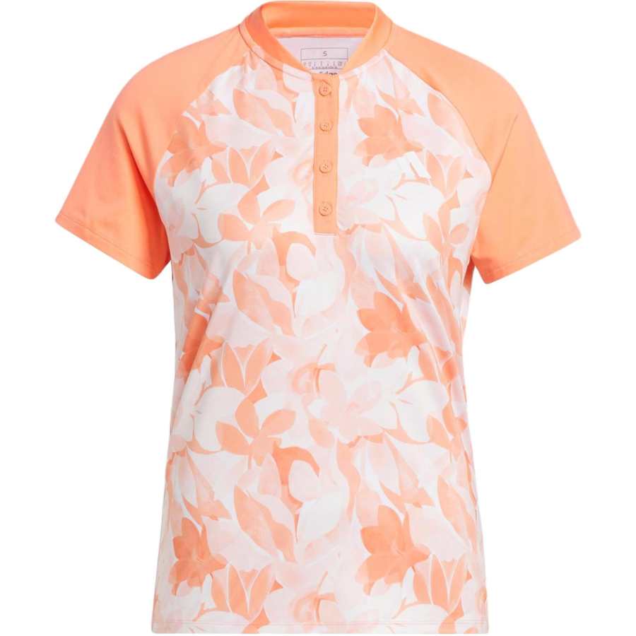 Adidas Adidas Polo Shirts Women's Fusion Coral Pink Polo Collar Moderate Other