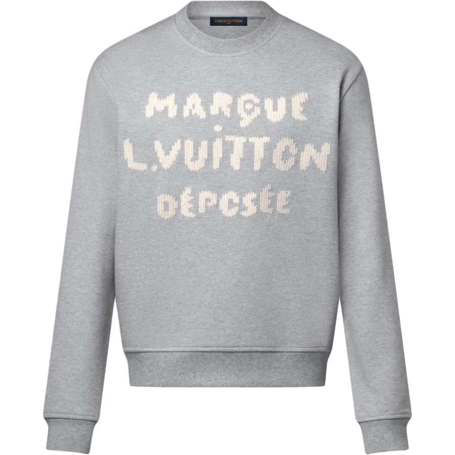 LOUIS VUITTON Embroidered Signature Sweatshirt