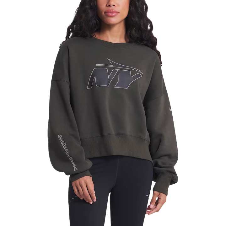 Nike Nike New York Jets Rivalries Collection Oversized Women's Nike Nfl Pullover Crew