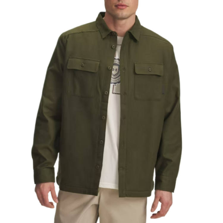Under Armour Shirts Men's Explorer Green Lapel Moderate Other
