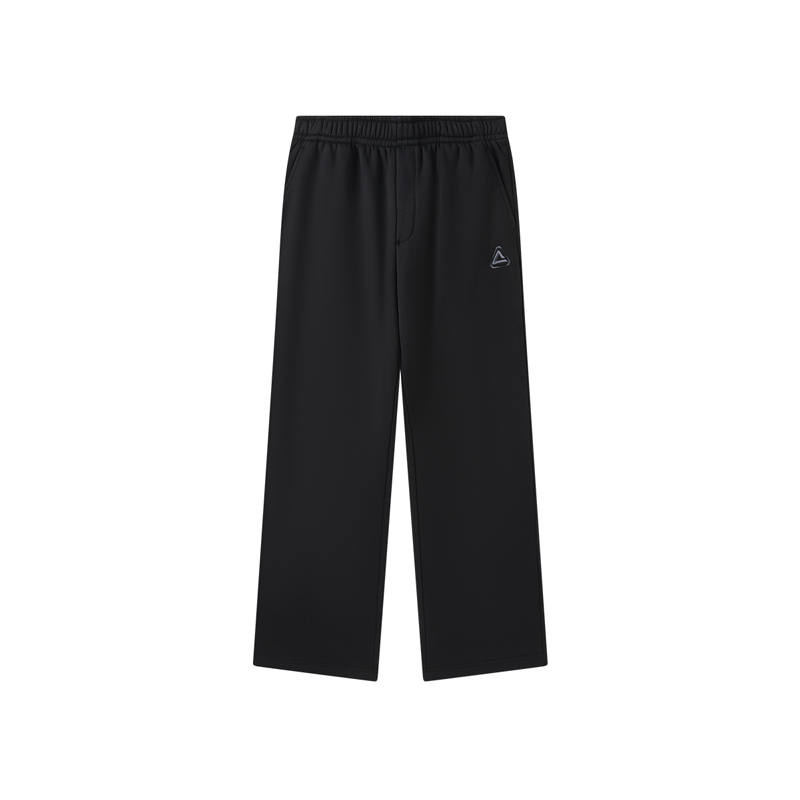 PEAK Casual Pants Unisex Black Moderate Straight Fit Pants