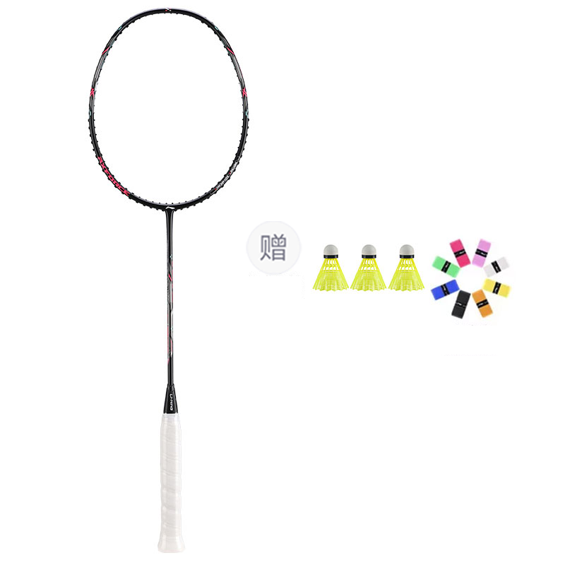 Li-Ning Li Ning Thunder Mini Cannon AYPT307 50 Full Carbon Badminton Rackets Offensive Type Heavy Head, Stiff Shaft Entry level