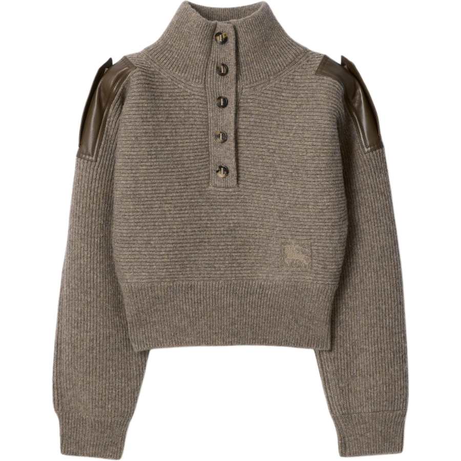 Burberry Sweaters Women's Heather Gray Turtleneck Moderate Other