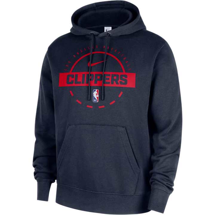 Nike Nike La Clippers Club Men's Nike Nba Practice Pullover Hoodie