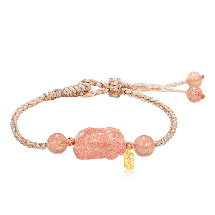 Barbie Strawberry Quartz Rope Bracelets Women's