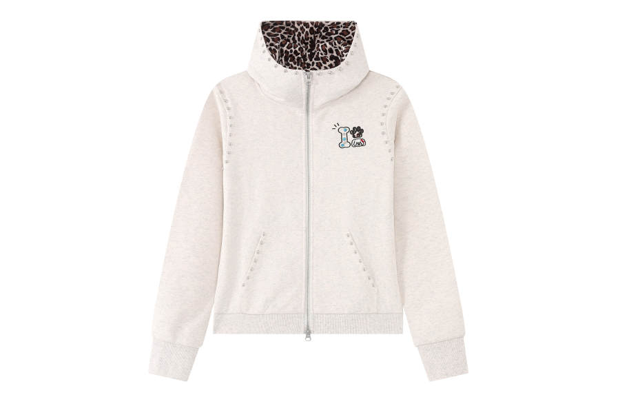 F426 Sweatshirts Women's Hooded Moderate Cardigan