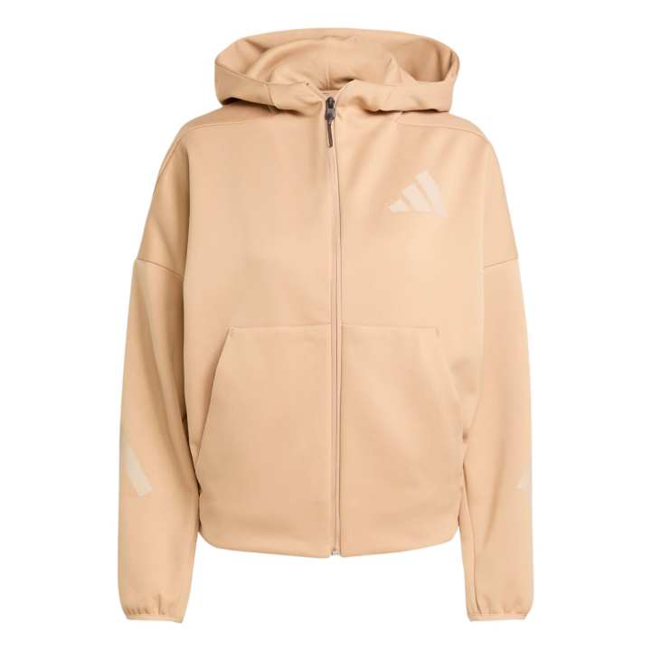 Adidas Adidas logo-detail zip-up hoodie