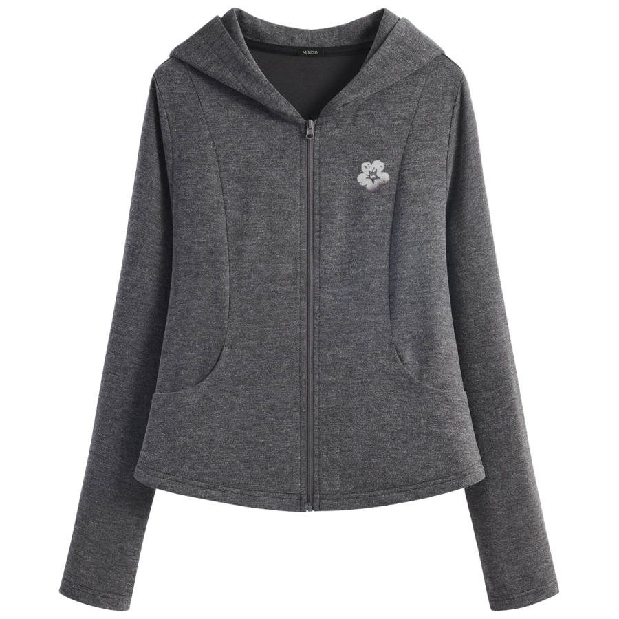 MINISO Sweatshirts Women's Hooded Moderate Regular