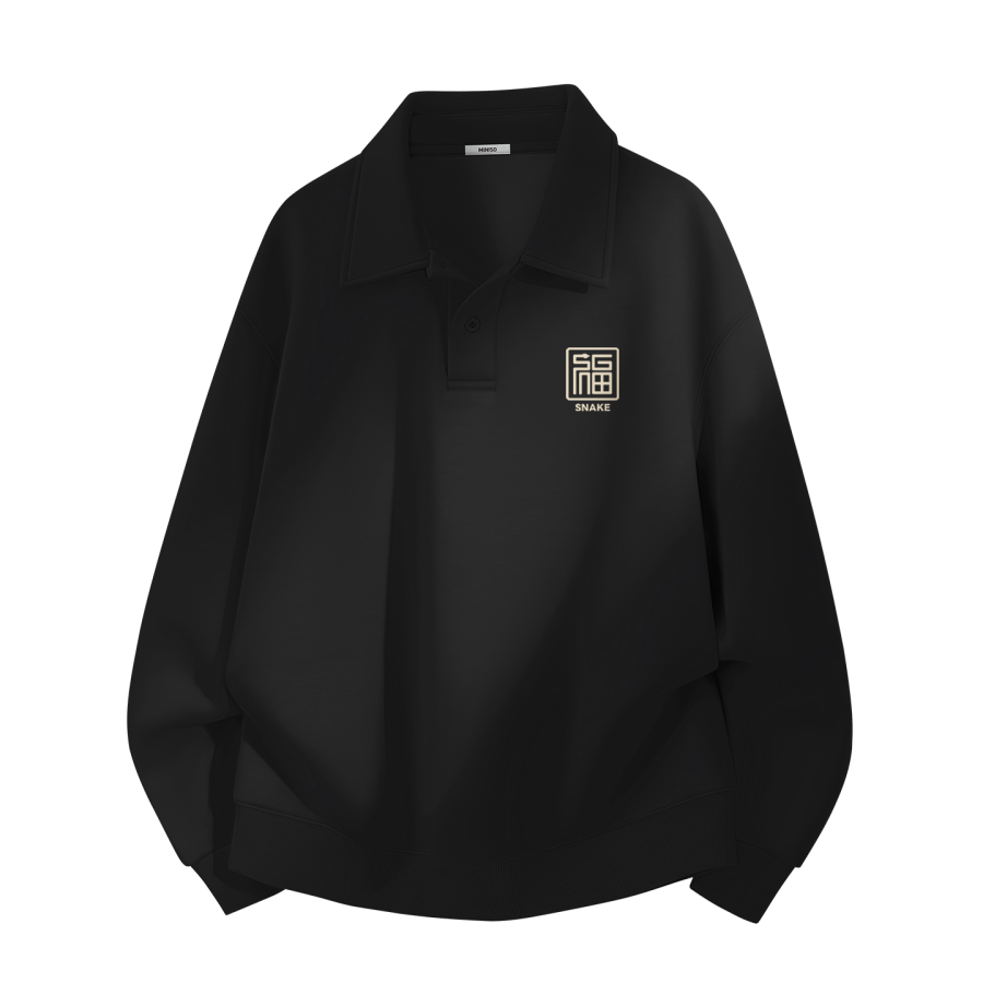 MINISO MINISO Sweatshirts Unisex Lapel Thickened Heavyweight