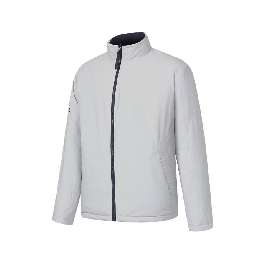 Saucony Puffer Jackets Unisex Clear Shadow Gray Stand Collar Moderate
