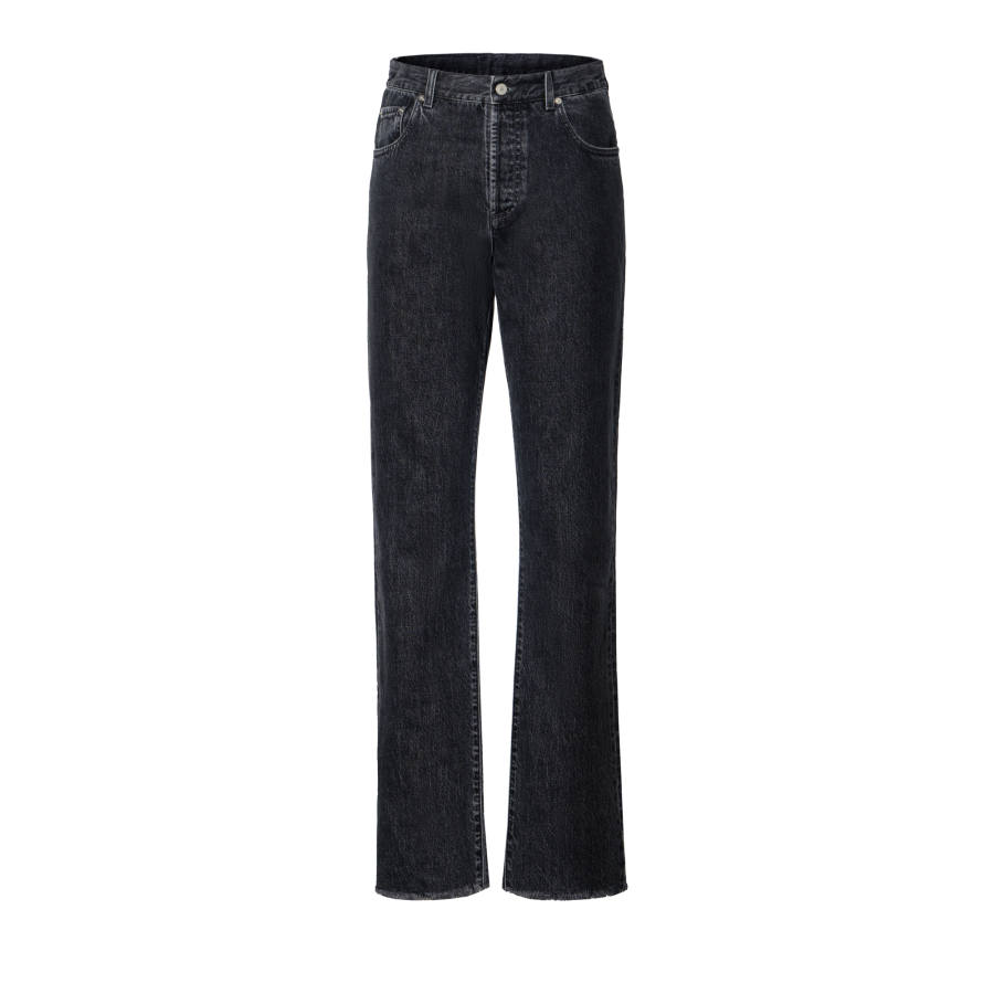 GUCCI Raw Cut Hem Mid Rise Jeans
