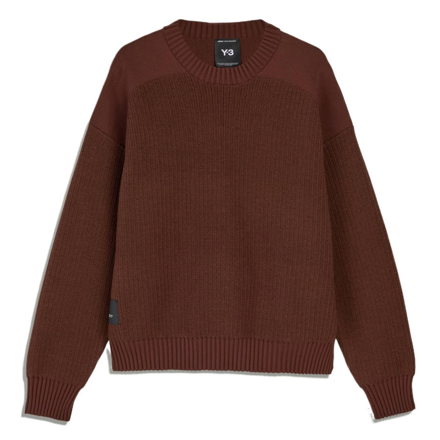 Y-3 Y-3 ribbed-knit crew-neck sweater
