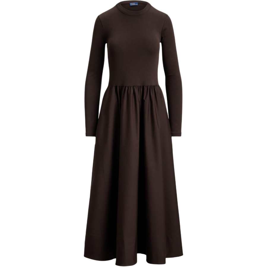 Polo Ralph Lauren Long sleeve Smock Midi Dress