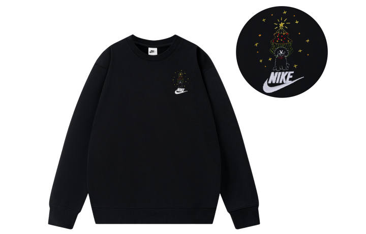Nike Nike Sweatshirts Unisex Black Crew Neck Moderate Regular