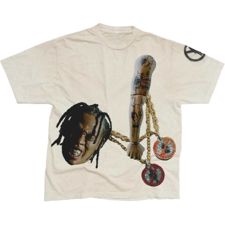 Travis Scott FW25 RODEO 10 YEARS CHAIN TEE T Shirt Unisex