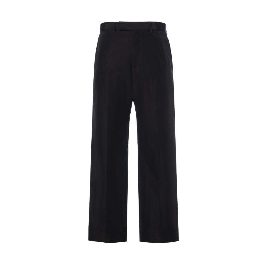 GUCCI Straight Leg Cropped Poplin Chino Trousers