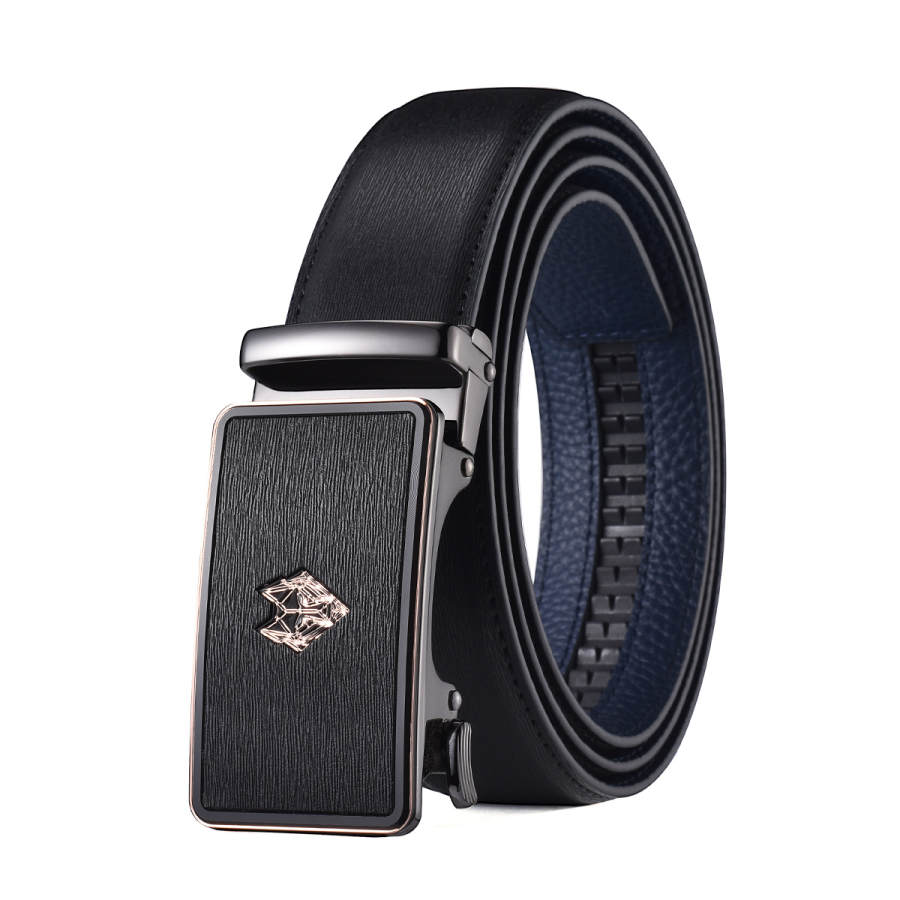 SEPTWOLVES SEPTWOLVES Split Cow Leather Belts Men's 3.5cm