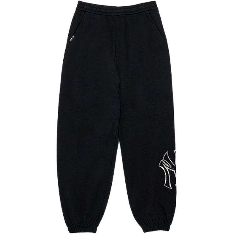 MLB New York Yankees Comfortable Thermal Fleece Lined Elastic Cuff Casual Pants Unisex