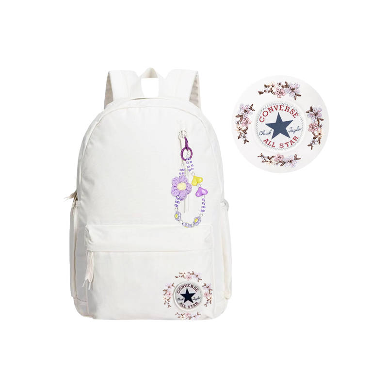Converse Converse Polyester Backpack Medium Women's White Purple