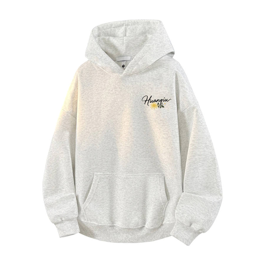 HUANQIU Sweatshirts Unisex Hooded Moderate Heavyweight