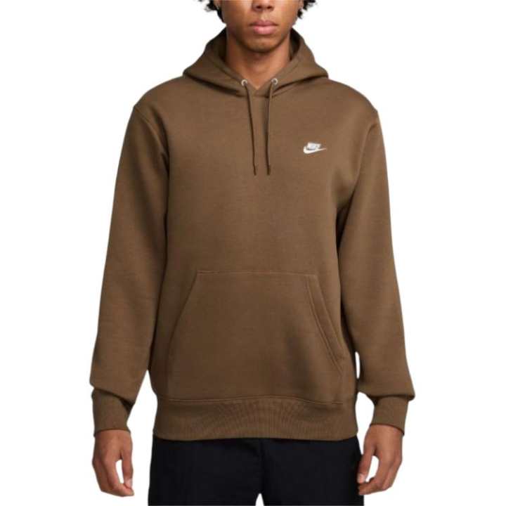 Nike Nike Clothing Sweatshirts Men's Brown Hooded Moderate
