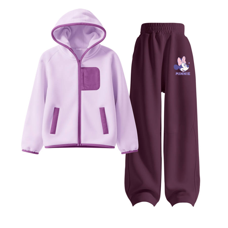 Disney Kids Casual Sportswear Hooded Thickened